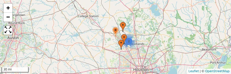 Related schools map