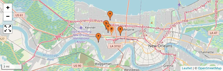 Related schools map