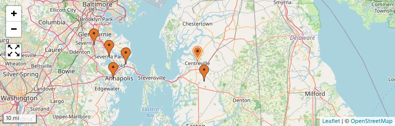 Related schools map
