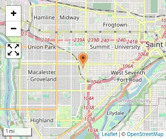 Map of St. Paul Academy & Summit School