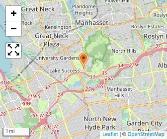 Map of North Shore Hebrew Academy High School