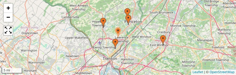 Related schools map
