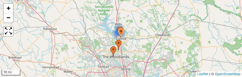 Related schools map