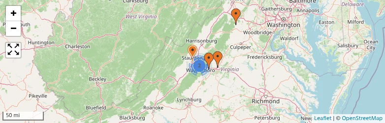 Related schools map