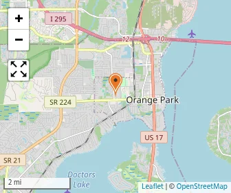 Map of The Broach School Orange Park