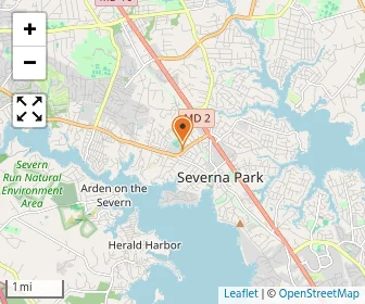 Map of Sheppard Pratt School - Severna Park High School