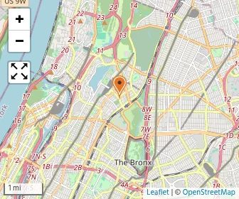 Map of Academy Of Mount St. Ursula