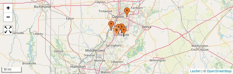 Related schools map