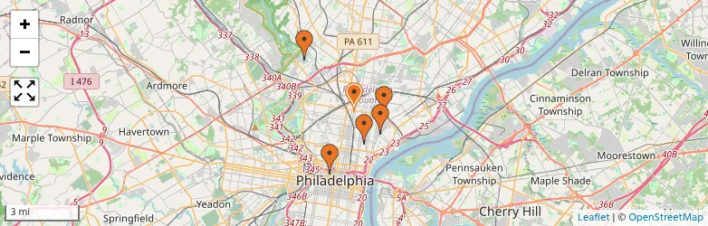 Related schools map