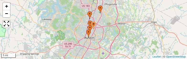 Related schools map