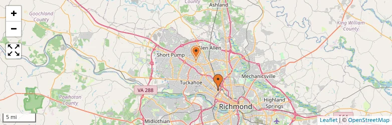 Related schools map