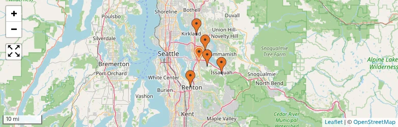 Related schools map