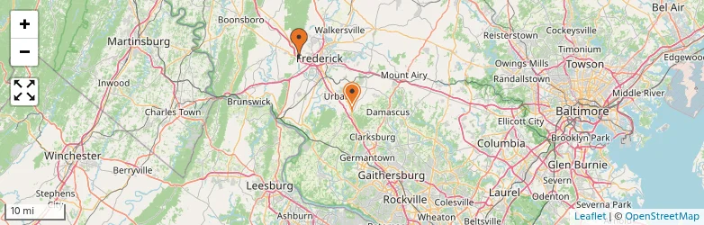 Related schools map