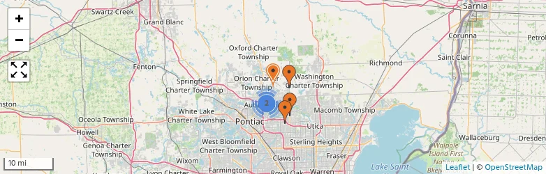 Related schools map