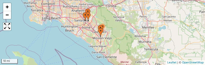 Related schools map