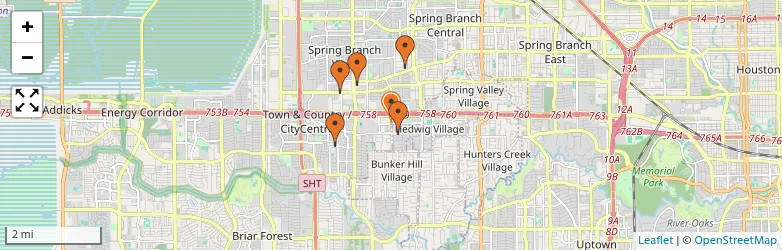 Related schools map