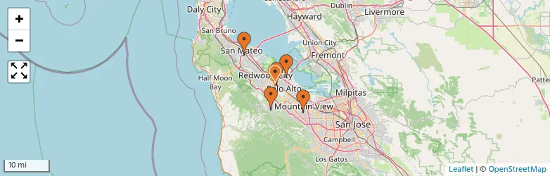Related schools map
