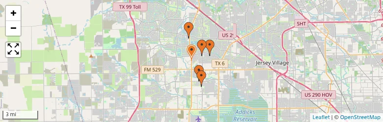 Related schools map
