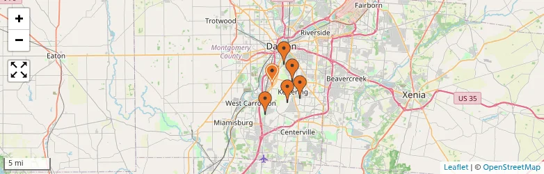 Related schools map