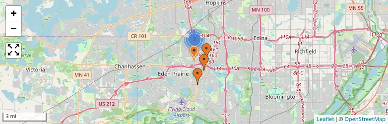 Related schools map