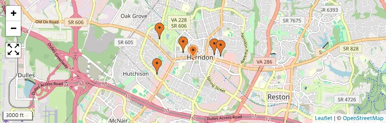 Related schools map