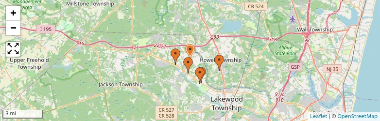 Related schools map