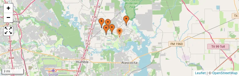 Related schools map