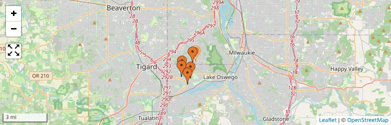 Related schools map