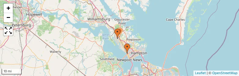 Related schools map