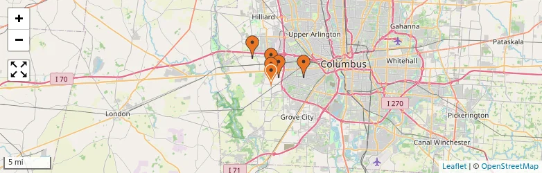 Related schools map
