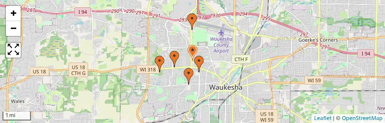 Related schools map
