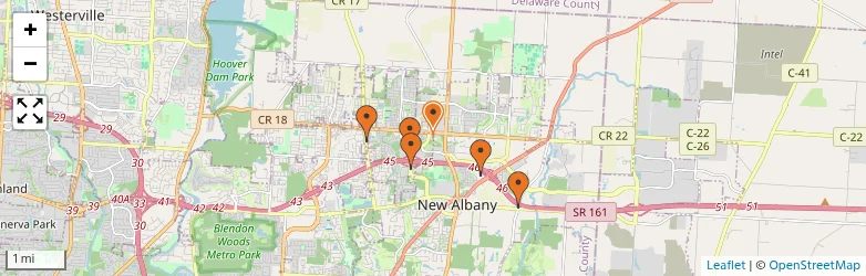 Related schools map