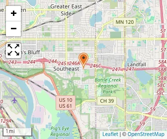 Map of East St. Paul KinderCare