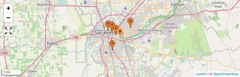 Related schools map