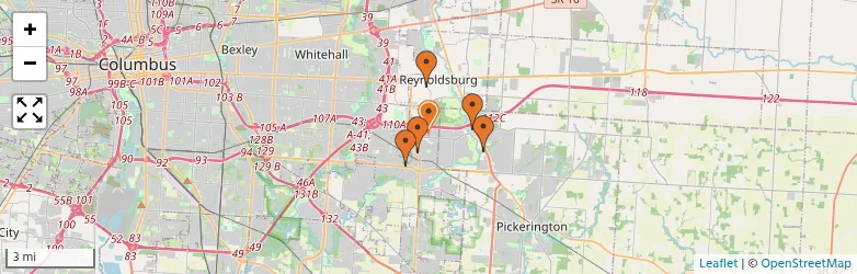 Related schools map