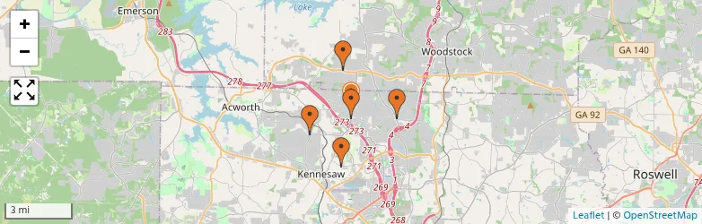 Related schools map
