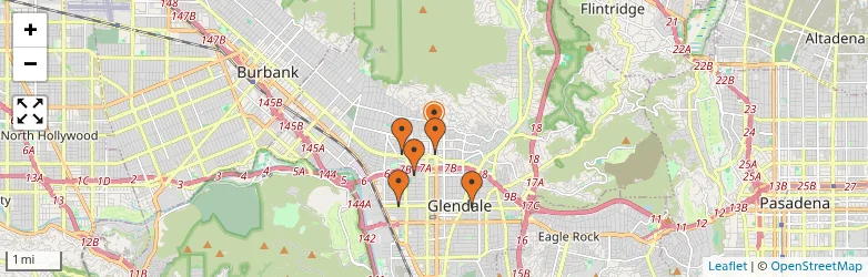Related schools map