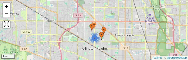 Related schools map