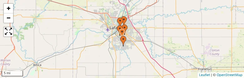 Related schools map