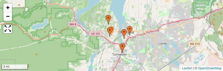 Related schools map