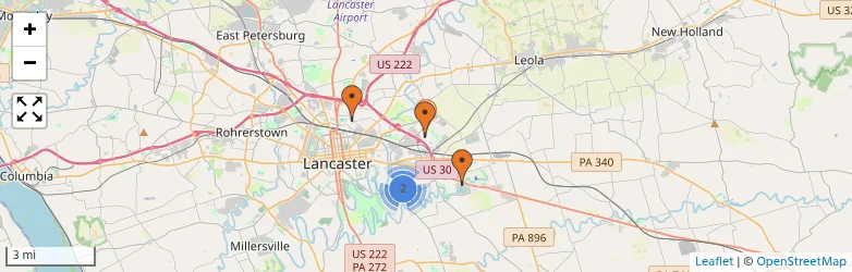 Related schools map