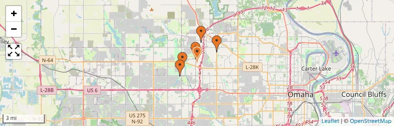 Related schools map
