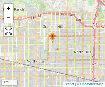 Map of San Fernando Valley Academy