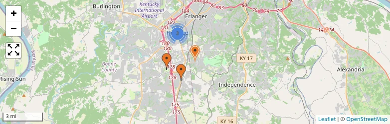 Related schools map