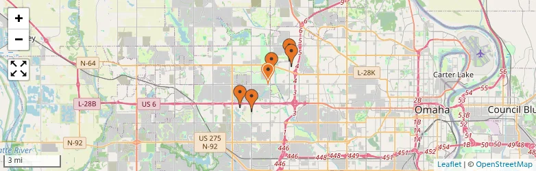 Related schools map