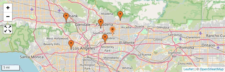 Related schools map