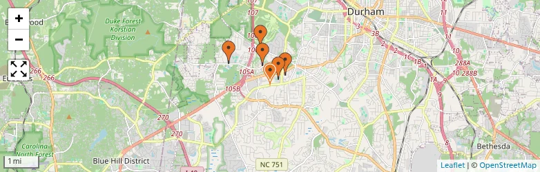 Related schools map