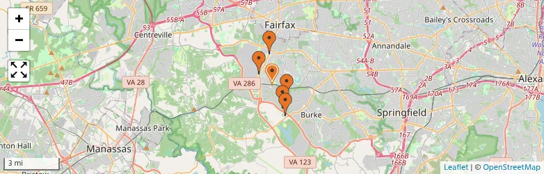Related schools map