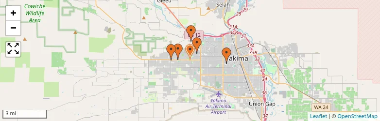 Related schools map