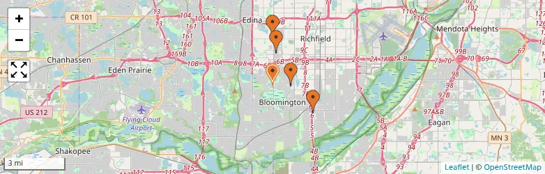Related schools map